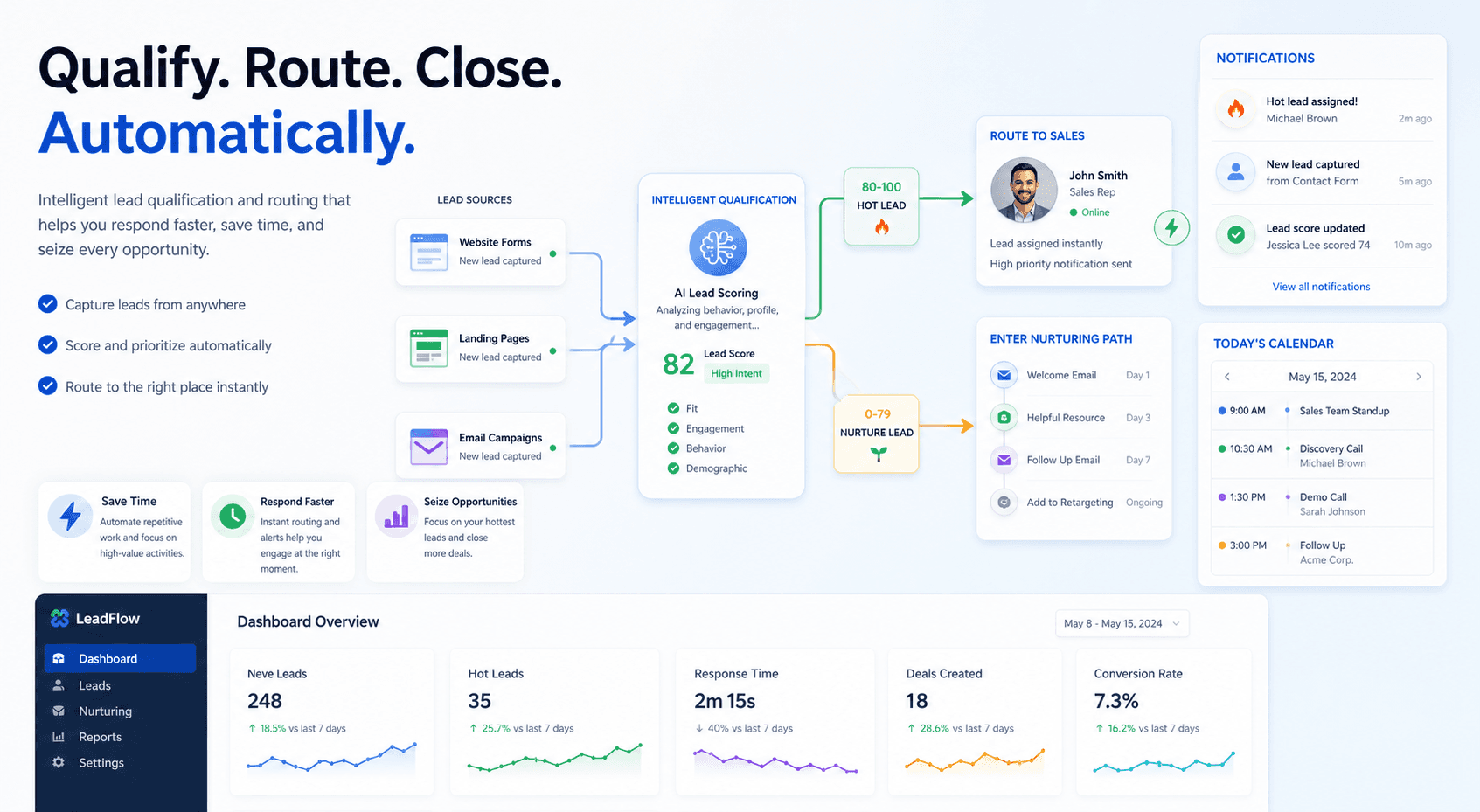 Lead Qualification & Routing — product interface