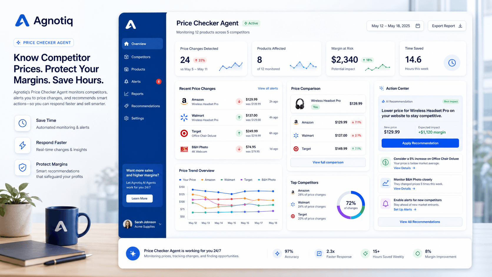 Price Checker Agent — product interface